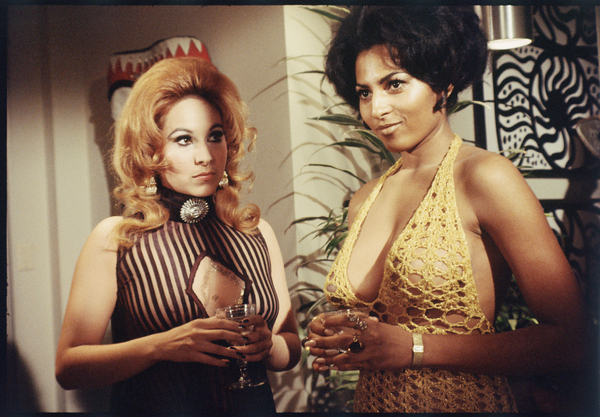 Pam Grier as a background extra on set of Beyond the Valley of the Dolls from Orlando Suero
