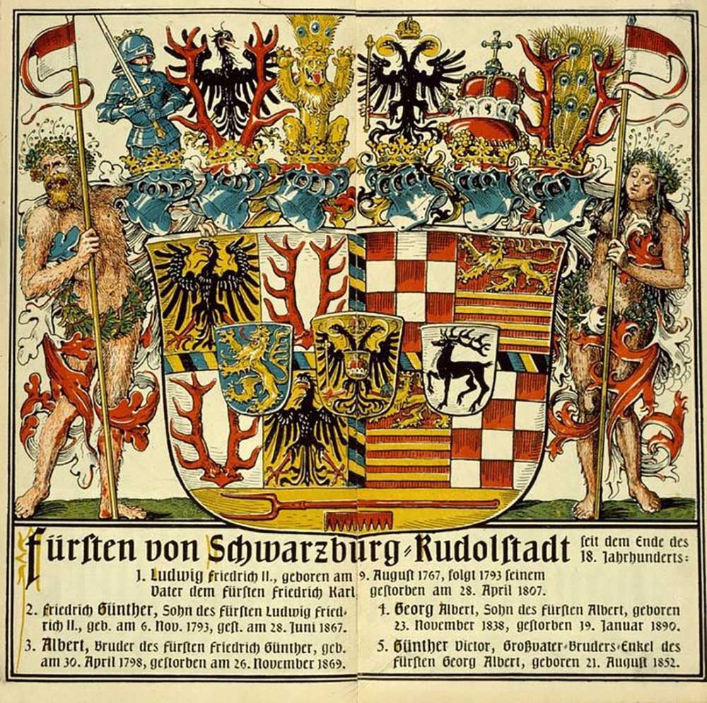 Fürsten von Schwarzburg-Rudolstadt from Otto Hupp