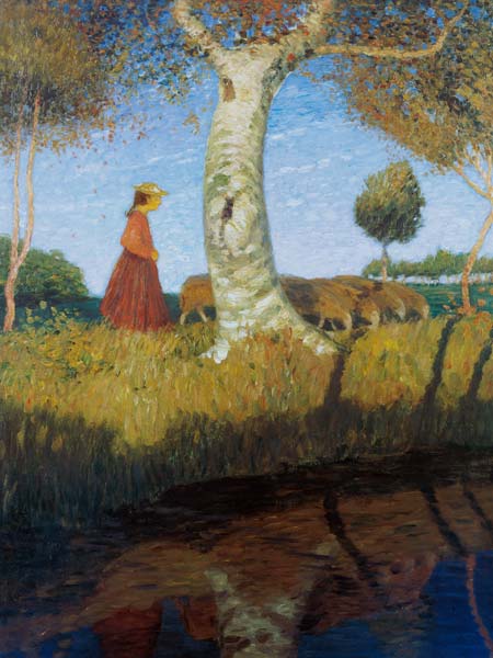 Sonniger Herbsttag from Otto Modersohn