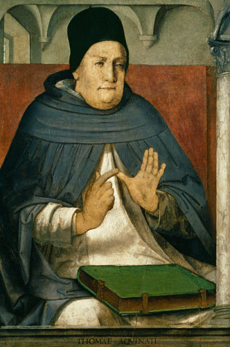 Portrait of St. Thomas Aquinas (1225-74) from P. P.