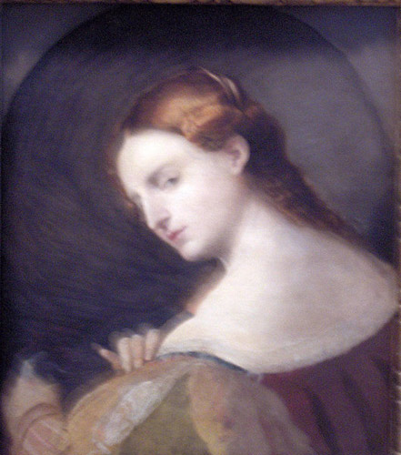 Bildnis einer jungen Frau im Profil from Palma il Vecchio (eigentl. Jacopo Negretti)