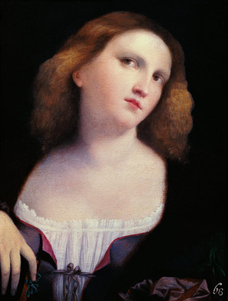Frauenbildnis. from Palma il Vecchio (eigentl. Jacopo Negretti)