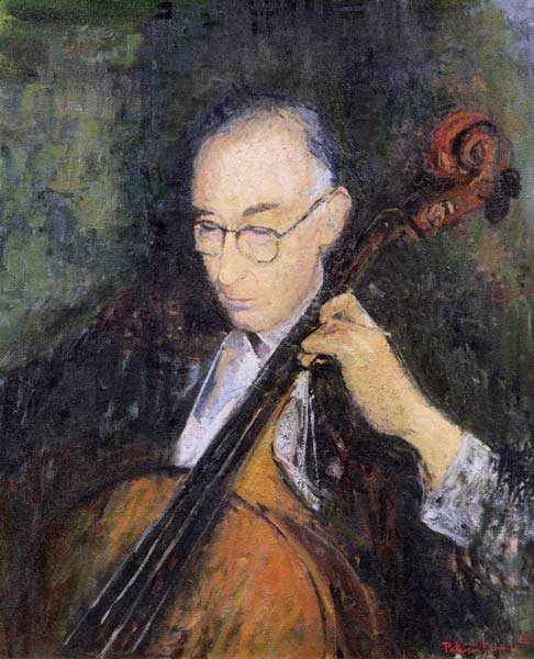 My Cellist, 1996 (oil on canvas)  from Patricia  Espir
