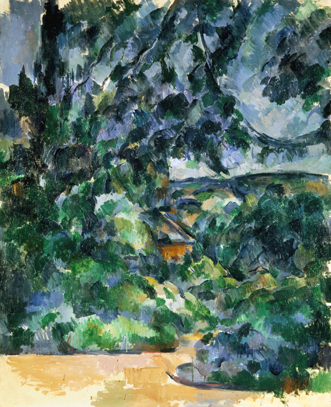 Blaue Landschaft. from Paul Cézanne