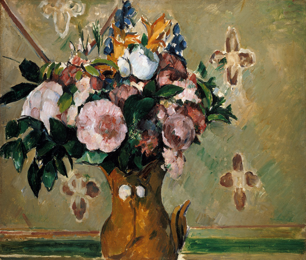 Blumenstrauss in einer braunen Vase I. from Paul Cézanne