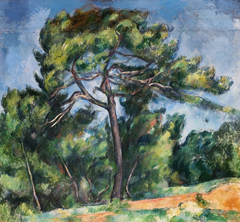 Die große Pinie from Paul Cézanne