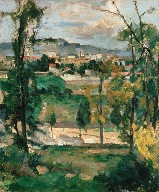 Dorflandschaft in der Ile de France from Paul Cézanne