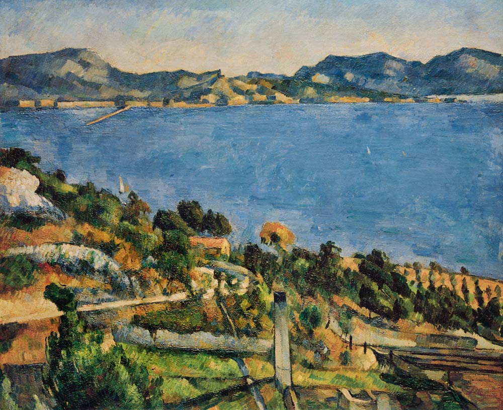 Estaque Landschaft am Golf von Marseille from Paul Cézanne