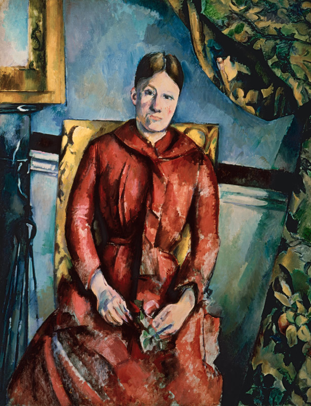 Mme Cézanne im gelben Lehnst from Paul Cézanne