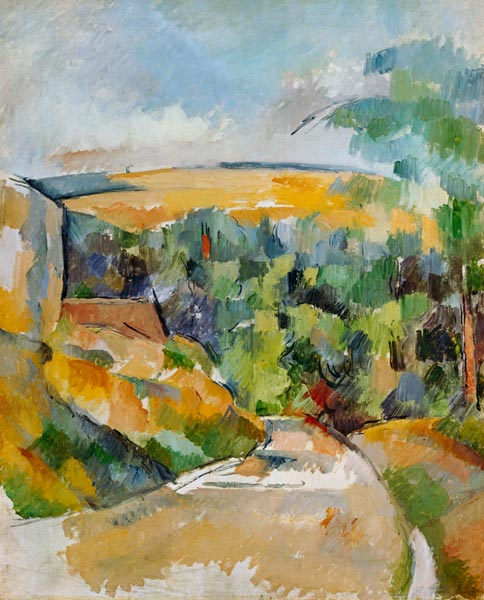 Straßenbiegung from Paul Cézanne