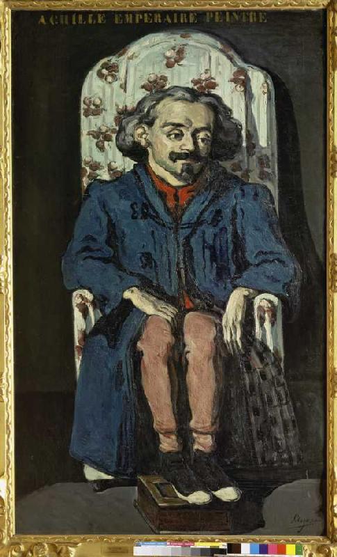 Bildnis Achille Emperaire im Lehnstuhl. from Paul Cézanne
