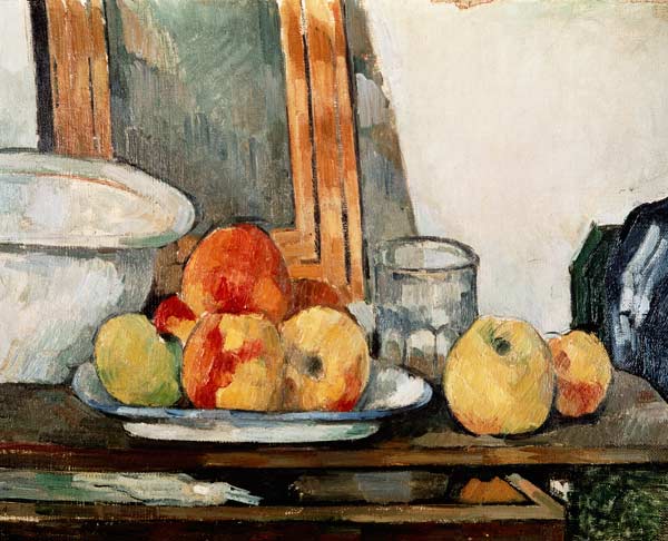 Still life with open drawer from Paul Cézanne