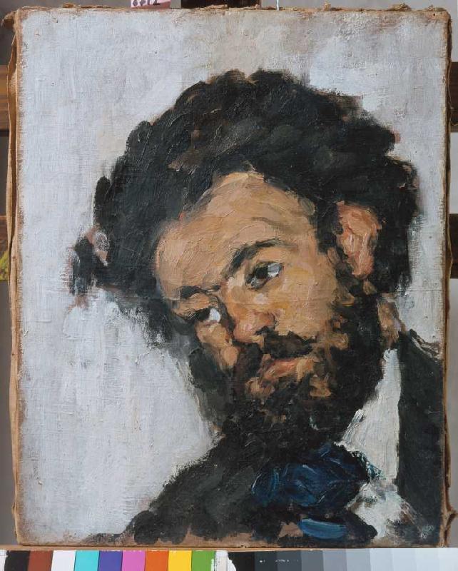 Fortuné Marion (Schwarzer Kopf) from Paul Cézanne