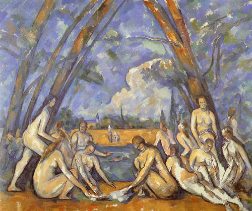 Die großen Badenden (unvollendet) from Paul Cézanne