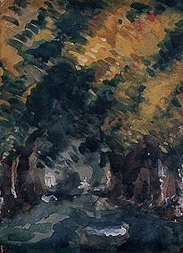 Kastanienallee bei Jas de Bouffan from Paul Cézanne