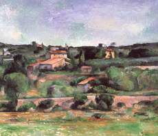 Landschaft bei Aix from Paul Cézanne