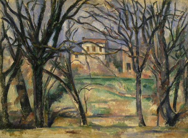 P.Cezanne, Baeume und Haeuser from Paul Cézanne