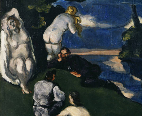 P.Cezanne, Pastorale / Ausschnitt from Paul Cézanne