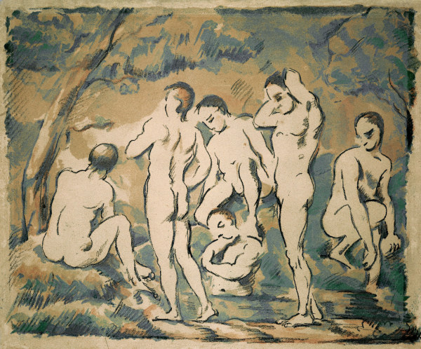 Sechs Badende from Paul Cézanne