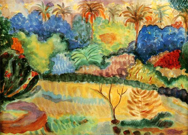 Tahitische Landschaft from Paul Gauguin