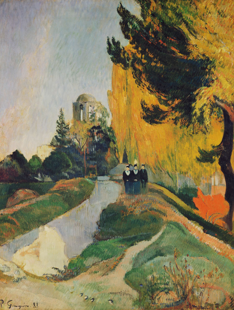 P.Gauguin, Les Alyscamps from Paul Gauguin