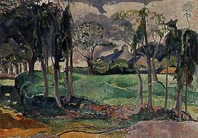 Bretonische Landschaft mit Gehöft. from Paul Gauguin