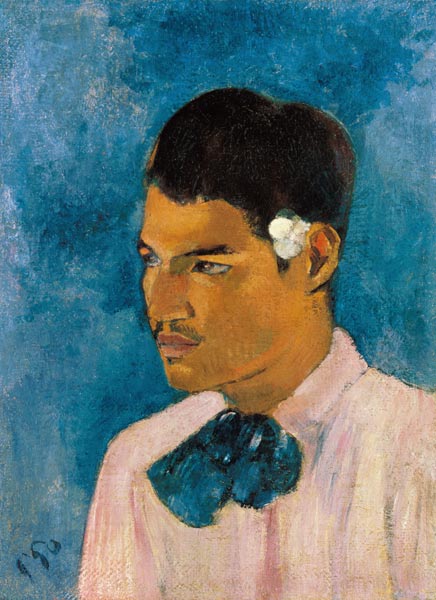 Der junge Mann mit der Blume from Paul Gauguin