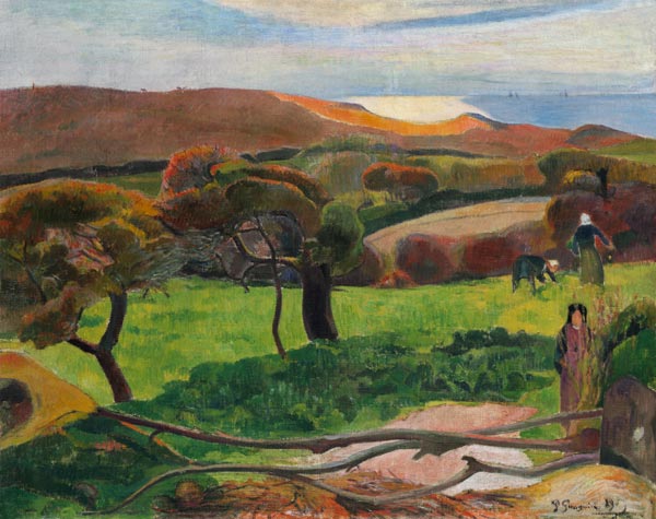 Felder am Meer from Paul Gauguin