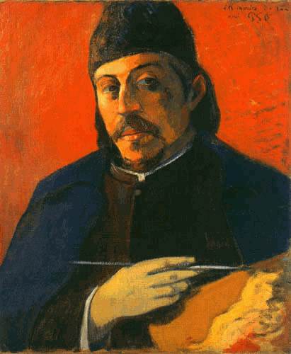 Selbstportrait mit Palette from Paul Gauguin