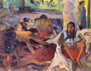Tahitianische Fischerinnen from Paul Gauguin