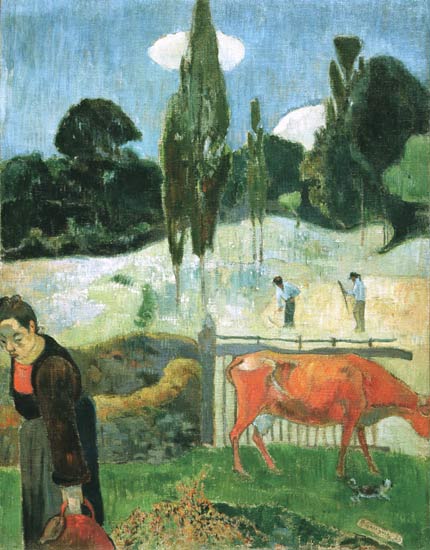 Die rote Kuh from Paul Gauguin
