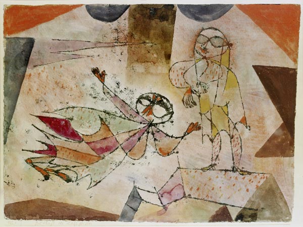 Botschaft des Luftgeistes. from Paul Klee