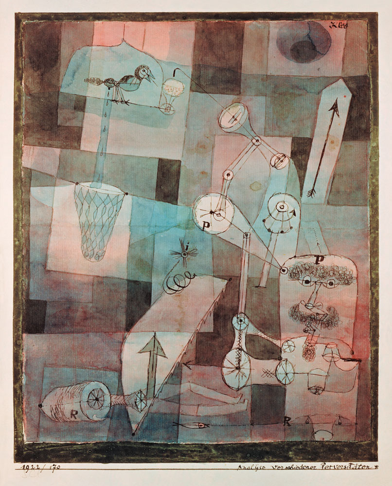 Analyse verschiedener Perversitäten from Paul Klee
