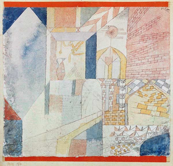 Architektur mit dem Krug from Paul Klee