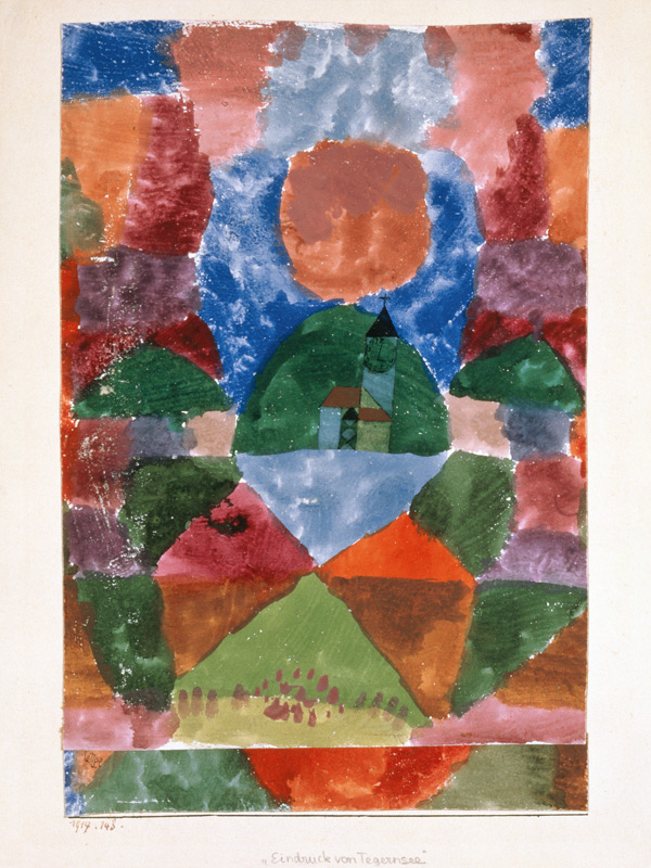 Eindruck von Tegernsee from Paul Klee