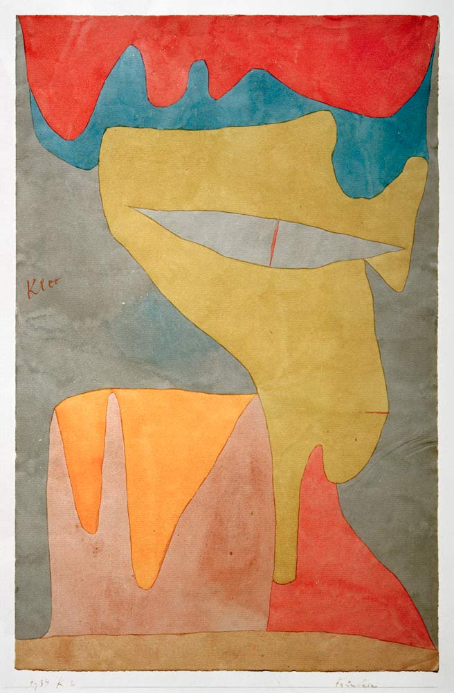 Fraeulein, 1934, from Paul Klee