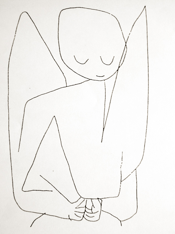 Forgetful Angel (Vergesslicher Engel) from Paul Klee
