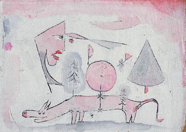 The shameless animal from Paul Klee