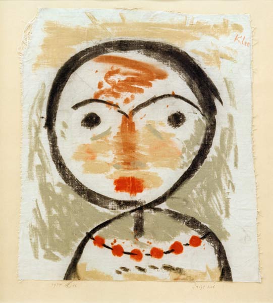 fraegt sich, 1934. from Paul Klee