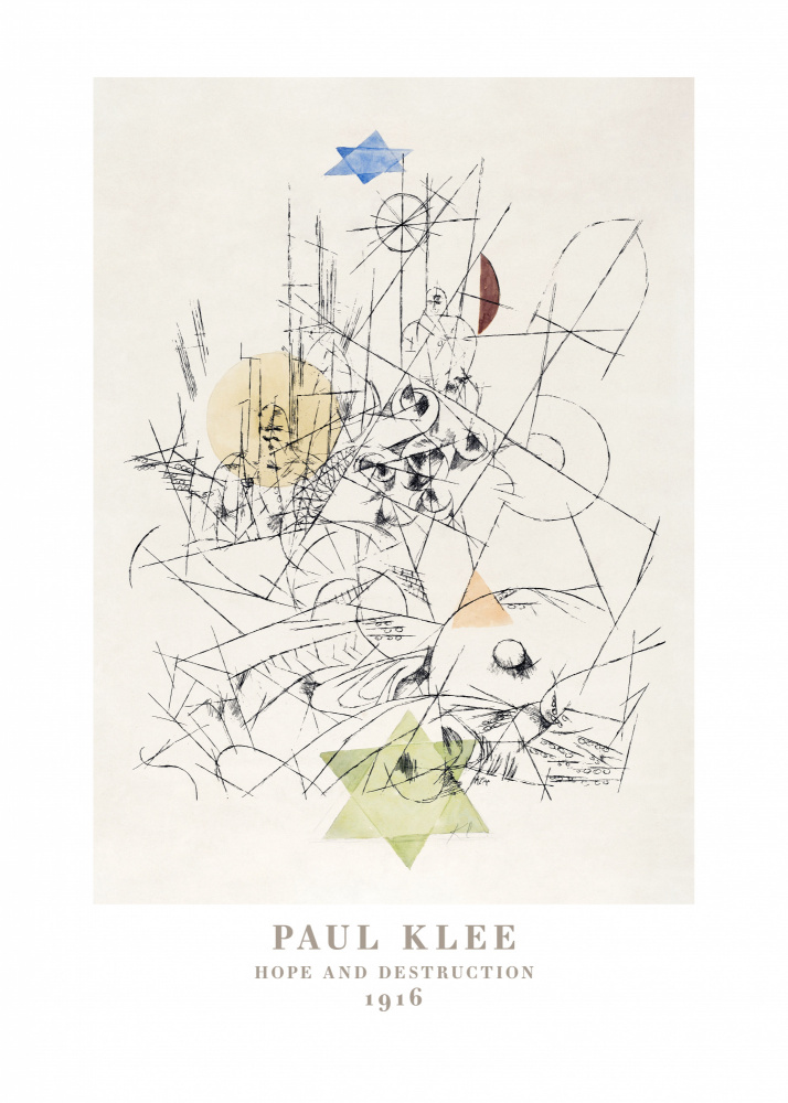 Hoffnung und Zerstörung 1916 from Paul Klee