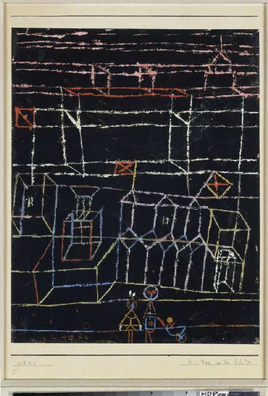Kinder vor der Stadt from Paul Klee