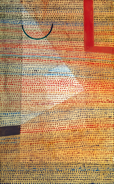 Halbkreis zu Winkligem. from Paul Klee