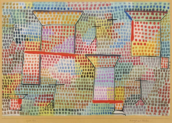 Kreuze und Säulen from Paul Klee