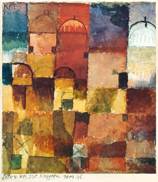 Rote und weiße Kuppeln from Paul Klee