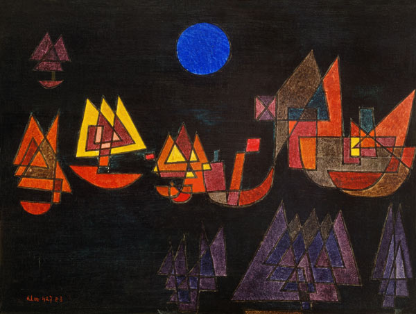 Schiffe im Dunkeln from Paul Klee