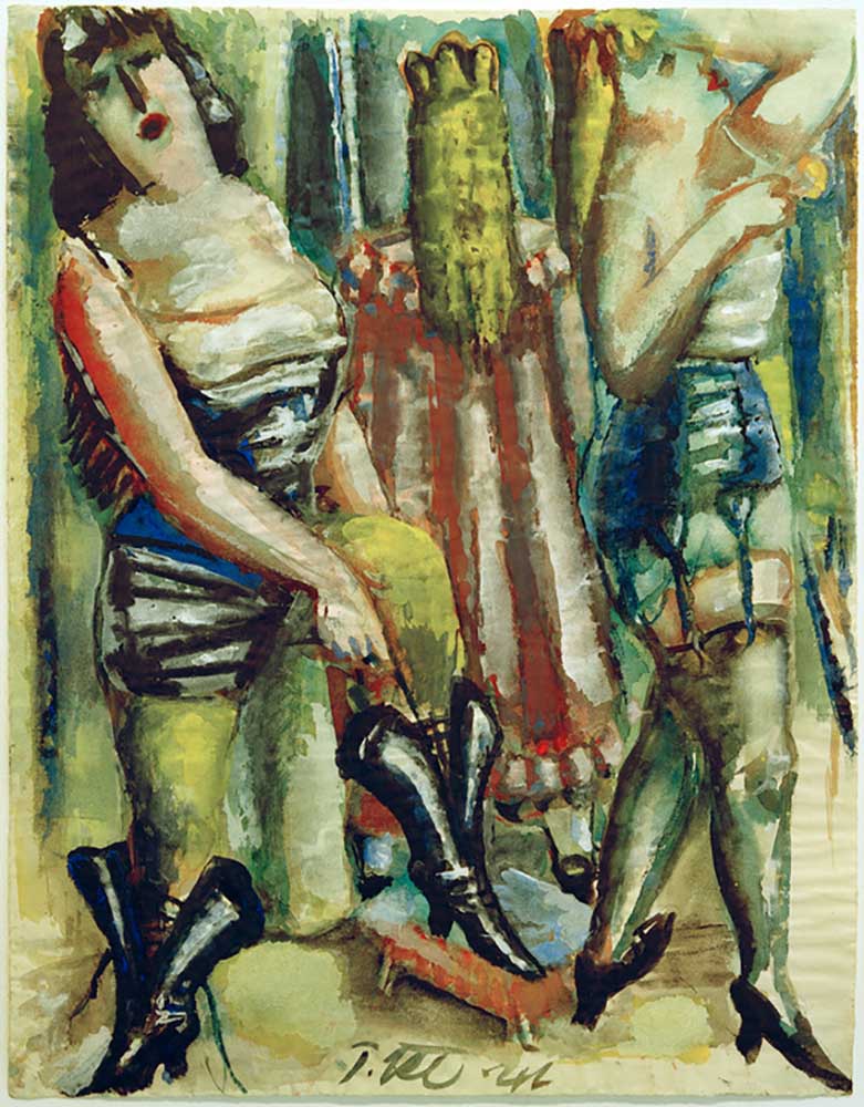 Drei Frauen in der Garderobe from Paul Kleinschmidt
