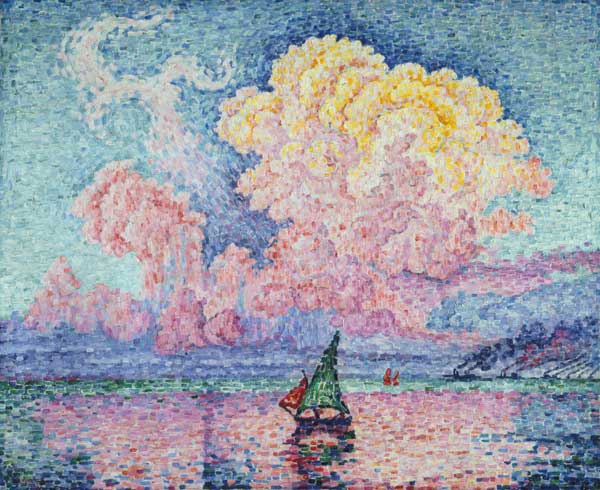 Die rote Wolke (Antibes) from Paul Signac
