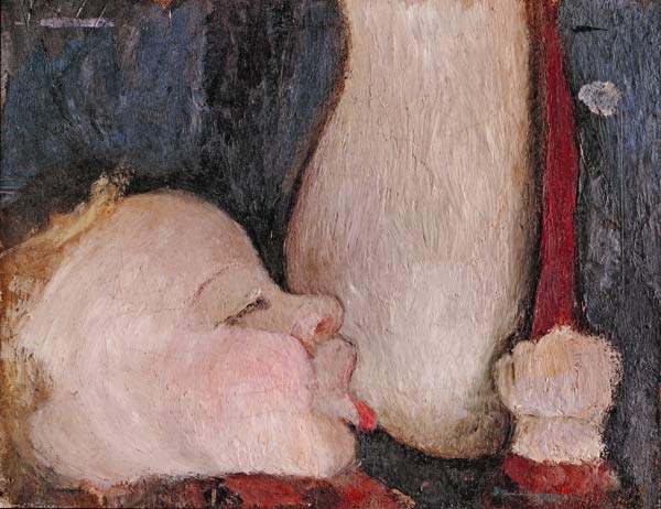 Säugling an der Brust from Paula Modersohn-Becker