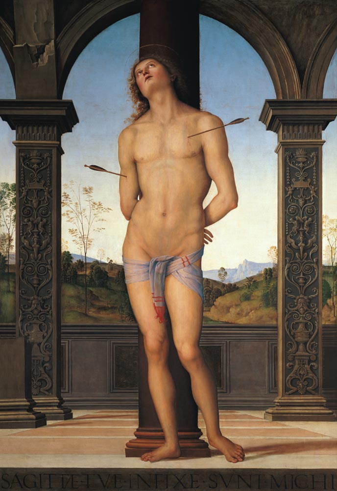 Hl. Sebastian from Perugino (eigentl. Pierto di Cristoforo Vanucci)