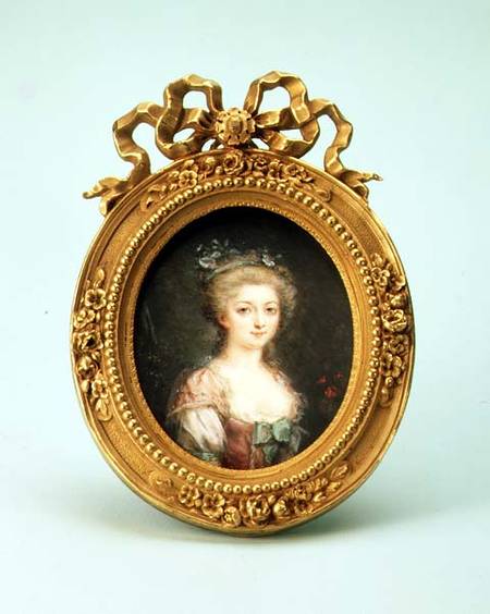 Female Portrait (w/c and gouache on ivory) from Peter Adolf Hall